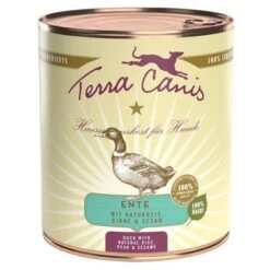 Sparpaket Terra Canis 12 X 800 G -Günstiges Futter Leine Geschäft 98207 pla terracanis classic ente naturreis birne 0 1