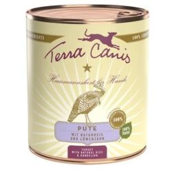 Sparpaket Terra Canis 12 X 800 G -Günstiges Futter Leine Geschäft 98209 pla terracanis classic pute naturreis loewenzahn 7