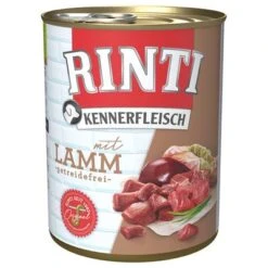6 X 800 G RINTI Kennerfleisch Zum Sonderpreis! -Günstiges Futter Leine Geschäft 98721 pla bilder rinti kennerfleisch lamm 800g hs 01 8