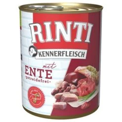 RINTI Kennerfleisch 6 X 800 G -Günstiges Futter Leine Geschäft 98723 pla bilder rinti kennerfleisch ente 800g hs 01 7 1