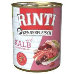 RINTI Kennerfleisch 6 X 800 G -Günstiges Futter Leine Geschäft 98833 pla bilder rinti kennerfleisch kalb 800g hs 01 3 1