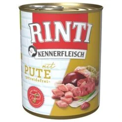 RINTI Kennerfleisch 6 X 800 G -Günstiges Futter Leine Geschäft 98835 pla bilder rinti kennerfleisch pute 800g hs 01 0 1