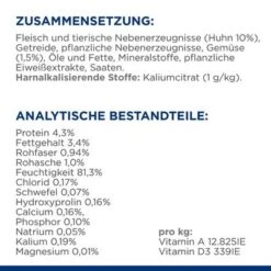 Hill's Prescription Diet C/d Multicare Huhn & Gemüse Ragout -Günstiges Futter Leine Geschäft atf 606412 ingredient panel 8