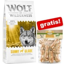 12 Kg Wolf Of Wilderness Trockenfutter + 750 G Lukullus Kauknochen GRATIS!