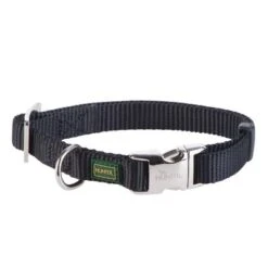 HUNTER Halsband Vario-Basic Alu-Strong, Schwarz -Günstiges Futter Leine Geschäft dsc8642 4