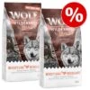 2 X 12 Kg Wolf Of Wilderness Trockenfutter (Monoprotein) Mit Freiland-Fleisch -Günstiges Futter Leine Geschäft elements saverpack 2x12 free 5