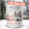 Wolf Of Wilderness 6 X 400 G - "Freiland-Fleisch" Single Protein