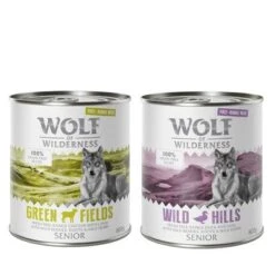 Wolf Of Wilderness Senior "Freiland-Fleisch" 6 X 800 G -Günstiges Futter Leine Geschäft free sr 800 9
