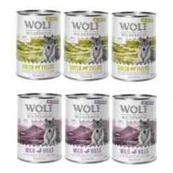 Wolf Of Wilderness Senior "Freiland-Fleisch" 6 X 400 G -Günstiges Futter Leine Geschäft free sr mix 400g ohne icon 1000x1000 9 9