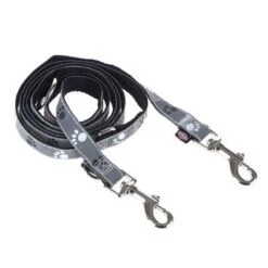 Trixie Hundeleine Pfoten Silver Reflect -Günstiges Futter Leine Geschäft geschirre 170 5