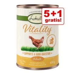 5 + 1 GRATIS! 6 X 400 G Lukullus Vitality