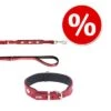 HUNTER Set: Halsband Swiss + Hundeleine Swiss -Günstiges Futter Leine Geschäft hunter halsband und f hrleine swiss genaeht ret 2 2