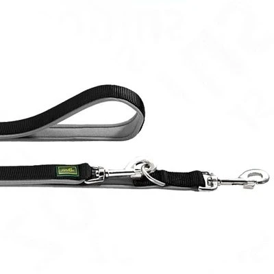 HUNTER Neopren Führleine Schwarz/grau 4 HUNTER Neopren Führleine Schwarz/grau – Bild 2