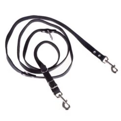 Heim Führleine, Genietet, Schwarz -Günstiges Futter Leine Geschäft lederleinen 35 2