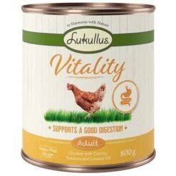 Lukullus Vitality Verdauung: Huhn (getreidefrei)neu 7 Lukullus Vitality Verdauung: Huhn (getreidefrei)neu -Günstiges Futter Leine Geschäft lk 800g landguth vitaltity chicken digestion 1000x1000 2