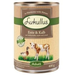 Lukullus Naturkost Adult Getreidefrei 6 X 400 G 18 Lukullus Naturkost Adult Getreidefrei 6 X 400 G -Günstiges Futter Leine Geschäft lukullus entekalb 400g 1000x1000 8 3