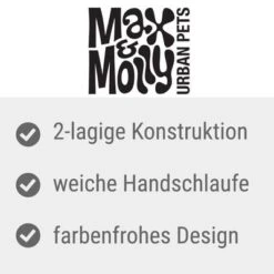 Max & Molly Kurzleine Leopard Pink -Günstiges Futter Leine Geschäft max molly kurzleine usp 4 1