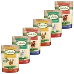 Sparpaket Lukullus Frischebeutel 24 X 300 G 18 Sparpaket Lukullus Frischebeutel 24 X 300 G -Günstiges Futter Leine Geschäft mediterean pouch mix 2 2