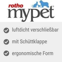 Rotho MyPet Flo Tierfutter Schüttdose -Günstiges Futter Leine Geschäft mypet flo tierfutter sch ttdose usps 6