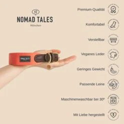 Nomad Tales Bloom Halsband, Coral 24 Nomad Tales Bloom Halsband, Coral -Günstiges Futter Leine Geschäft nomad tales bloom halsband usps 3 1