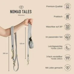 Nomad Tales Calma Hundeleine, Sand Zum Sonderpreis! -Günstiges Futter Leine Geschäft nomad tales calma hundeleine sand usps 2 1