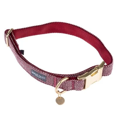 Nomad Tales Calma Halsband, Burgundy