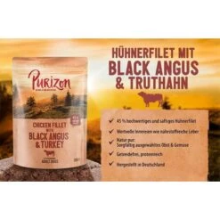 Purizon 6 X 200 G / 300 G / 400 G Zum Probierpreis 25 Purizon 6 X 200 G / 300 G / 400 G Zum Probierpreis -Günstiges Futter Leine Geschäft purizon idcard dog pouch blackangus 1000x650 de 0