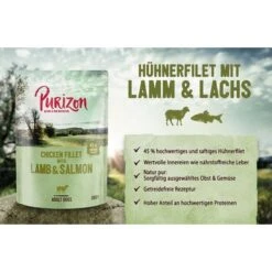 Purizon 6 X 200 G / 300 G / 400 G Zum Probierpreis 27 Purizon 6 X 200 G / 300 G / 400 G Zum Probierpreis -Günstiges Futter Leine Geschäft purizon idcard dog pouch lamb 1000x650 de 8