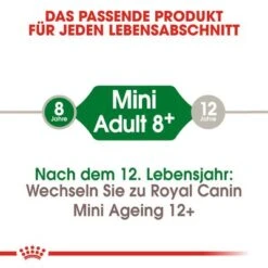 Royal Canin Mini Adult 8+ -Günstiges Futter Leine Geschäft rc shn adultmini8 cv eretailkit 1 de de 7