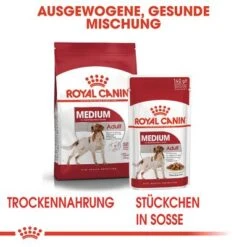 Royal Canin Medium Adult In Soße -Günstiges Futter Leine Geschäft rc shn wet mediumadult cv eretailkit 4 de de 8