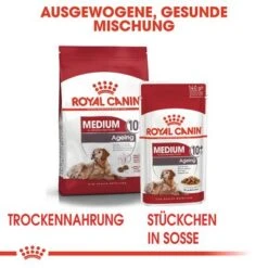 Royal Canin Medium Ageing 10+ In Soße -Günstiges Futter Leine Geschäft rc shn wet mediumageing cv eretailkit 4 de de 3