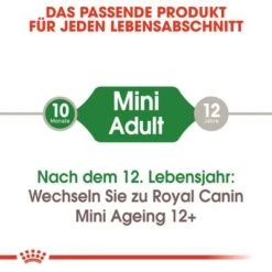 Nassfutter Als Ergänzung Zu Royal Canin Mini Adult -Günstiges Futter Leine Geschäft rc shn wet miniadult cv eretailkit 1 de de 9