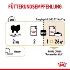 Royal Canin Pomeranian Adult Mousse 13 Royal Canin Pomeranian Adult Mousse -Günstiges Futter Leine Geschäft rc spt wet pomad cv 5 de de 6
