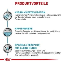 Royal Canin Veterinary Canine Hypoallergenic Small Dog -Günstiges Futter Leine Geschäft rc vet dry doghyposd cv eretailkit 3 de de 6