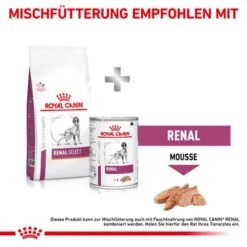 Royal Canin Veterinary Canine Renal Select -Günstiges Futter Leine Geschäft rc vet dry dogrenalsel cv eretailkit 8 de de 3