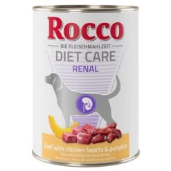 Rocco Diet Care Renal Rind Mit Hühnerherzen & Kürbis 400g