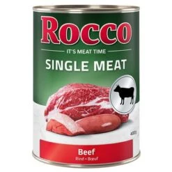 Sparpaket Rocco Single Meat 24 X 400 G 10 Sparpaket Rocco Single Meat 24 X 400 G -Günstiges Futter Leine Geschäft rocco nf singlemeat 400g beef 1000x1000 0 1