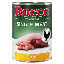 Sparpaket Rocco Single Meat 24 X 400 G 11 Sparpaket Rocco Single Meat 24 X 400 G -Günstiges Futter Leine Geschäft rocco nf singlemeat 400g chicken 1000x1000 1 5 1