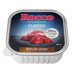 Rocco Classic Schale 9 X 300 G -Günstiges Futter Leine Geschäft rocco schalen classic rentier side 1000x1000 3