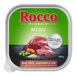 Rocco Menü 9 X 300g -Günstiges Futter Leine Geschäft rocco schalen menue lamm 1000x1000 5