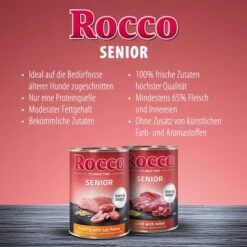 Rocco Senior 6 X 400 G -Günstiges Futter Leine Geschäft rocco wet benefits senior 1000x1000 de 0