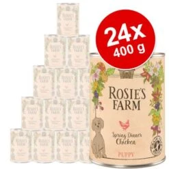 Sparpaket Rosie's Farm Puppy 24 X 400 G