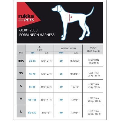 Rukka® Form Neon Geschirr, Pinkneu 7 Rukka® Form Neon Geschirr, Pinkneu – Bild 5