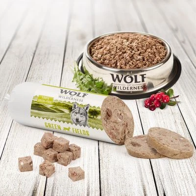 Sparpaket Wolf Of Wilderness Adult 24 X 400 G - Wurst 4 Sparpaket Wolf Of Wilderness Adult 24 X 400 G - Wurst – Bild 2