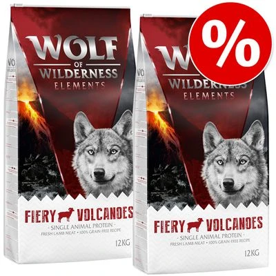2 X 12 Kg Wolf Of Wilderness Trockenfutter "Elements" - Getreidefrei 3 2 X 12 Kg Wolf Of Wilderness Trockenfutter "Elements" - Getreidefrei