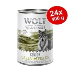 Sparpaket Wolf Of Wilderness Senior 24 X 400 G