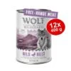Sparpaket 12 X 400 G Wolf Of Wilderness SENIOR "Freiland-Fleisch"