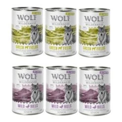Sparpaket 12 X 400 G Wolf Of Wilderness SENIOR "Freiland-Fleisch" -Günstiges Futter Leine Geschäft sr mix 400g ohne icon 1000x1000 1