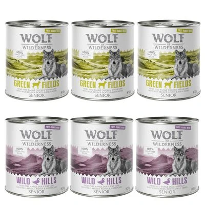 Sparpaket 12 X 800 G Wolf Of Wilderness SENIOR "Freiland-Fleisch" 11 Sparpaket 12 X 800 G Wolf Of Wilderness SENIOR "Freiland-Fleisch" – Bild 9