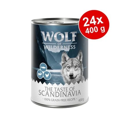 Sparpaket Wolf Of Wilderness "The Taste Of" 24 X 400 G 3 Sparpaket Wolf Of Wilderness "The Taste Of" 24 X 400 G